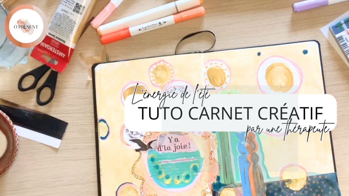 Tuto carnet créatif : réaliser une double page - O Présent